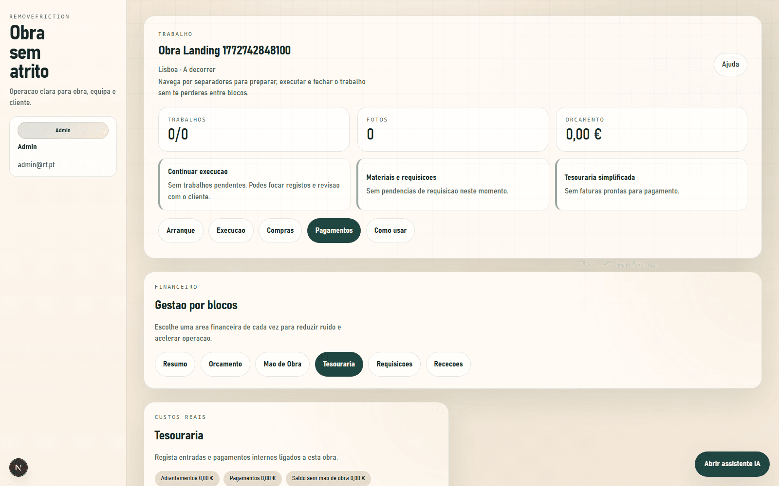 Pagamentos simplificados screenshot
